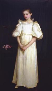 約翰 威廉姆 沃特豪斯 Portrait of Phyllis Waterlo 約翰 威廉姆 沃特豪斯 Portrait of Phyllis Waterlo